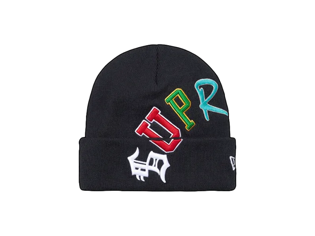 Supreme New Era Arc Beanie Navy-Supreme-pikastore.cz