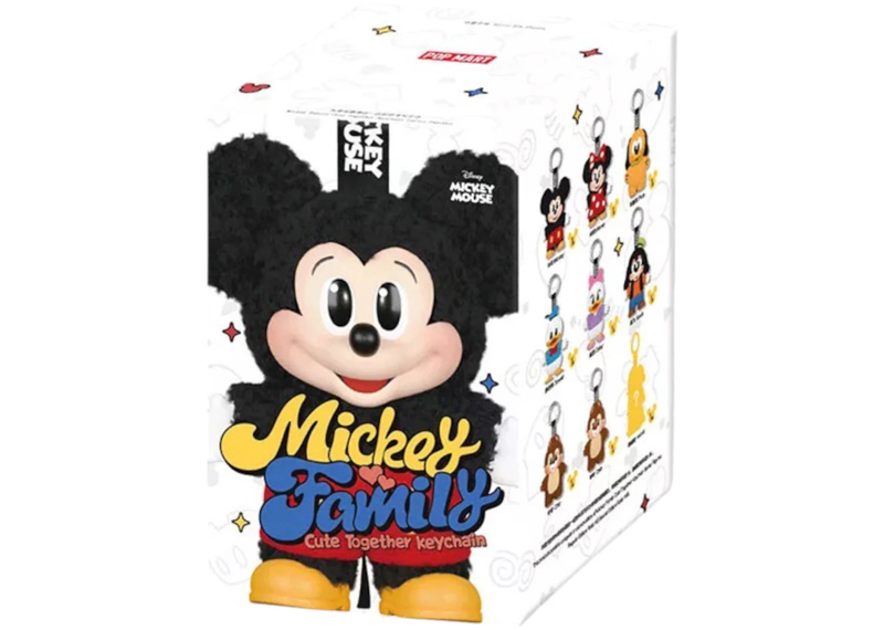 Pop Mart Disney Mickey Family Together Series Plush Keychain Single Blind Box-Pop Mart-pikastore.cz