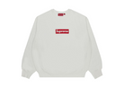 Supreme Washed Box Logo Crewneck White-Supreme-pikastore.cz