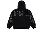 Supreme Frayed Hooded Sweatshirt Black-Supreme-pikastore.cz