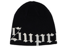 Supreme Old English Printed Beanie Black-Supreme-pikastore.cz