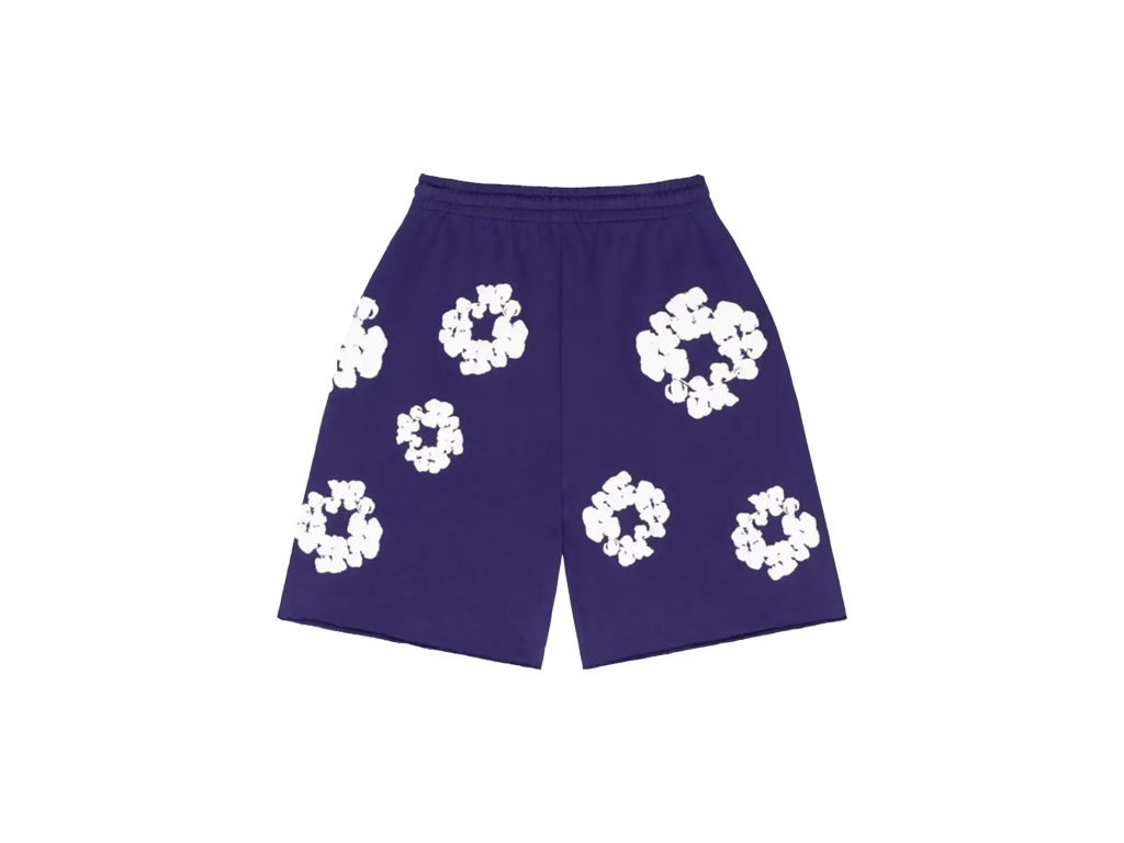 Denim Tears Cotton Wreath Sweatshorts Purple