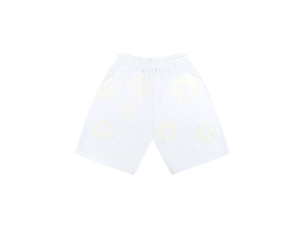 Denim Tears Mono Cotton Wreath Shorts White