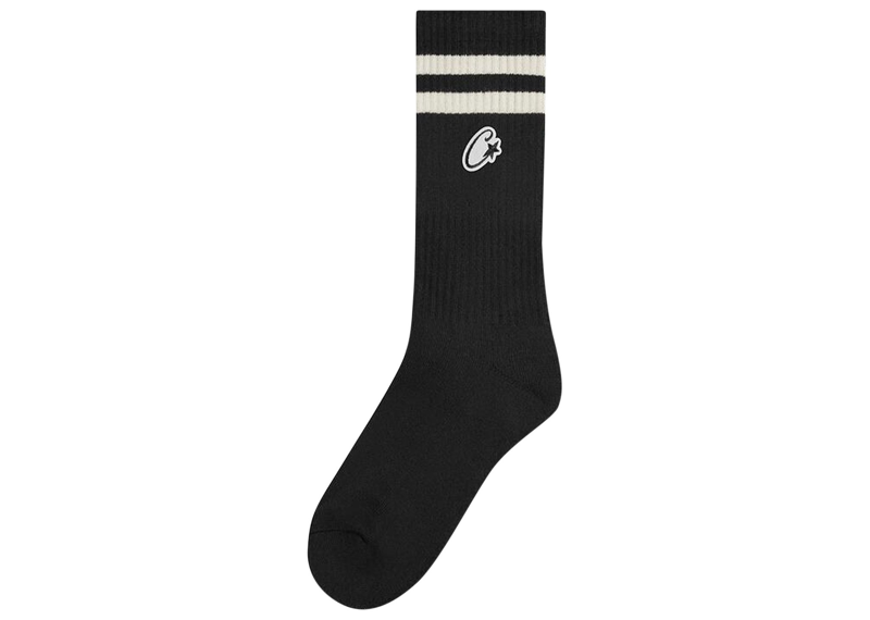 Corteiz Patch Socks Black/White-Corteiz-pikastore.cz