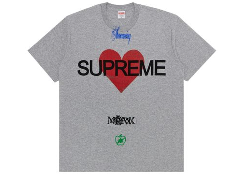 Supreme Announcing Tee Heather Grey-Supreme-pikastore.cz