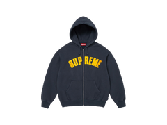 Supreme/Larry Clark Zip Up Hooded Sweatshirt Navy