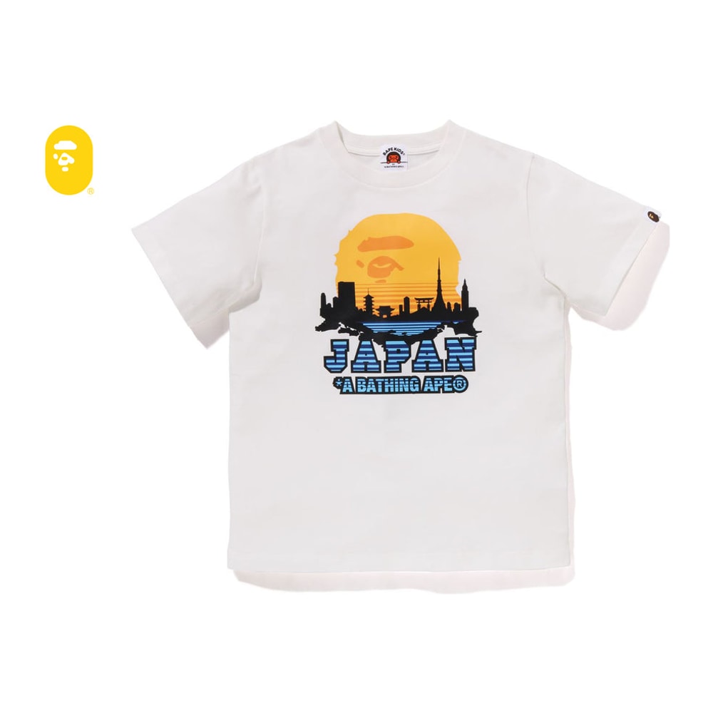 Bape Japan Silhouette Tee White – tričko