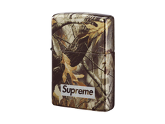 Supreme x Camo Logo Zippo Realtree Hardwoods Camo