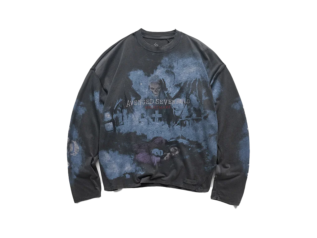 Represent 247 x Avenged Sevenfold Nightmare Long Sleeve T-Shirt Aged Black