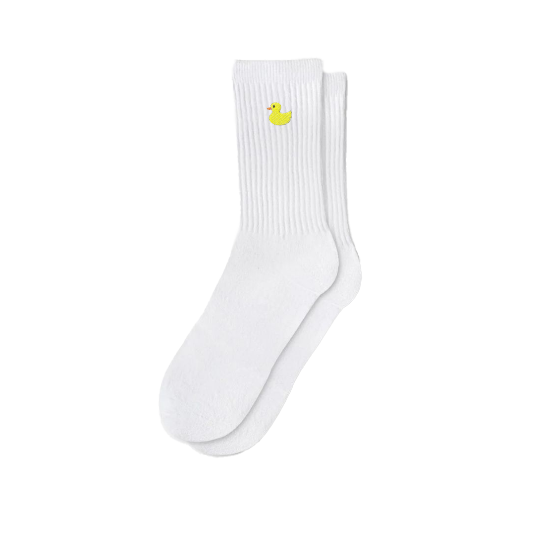 Socks White Duck - Capkov Embroidery-Apparel & Accessories-Capkov Embroidery-pikastore.cz