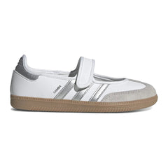 adidas Samba Jane White Silver Metallic (Women's)