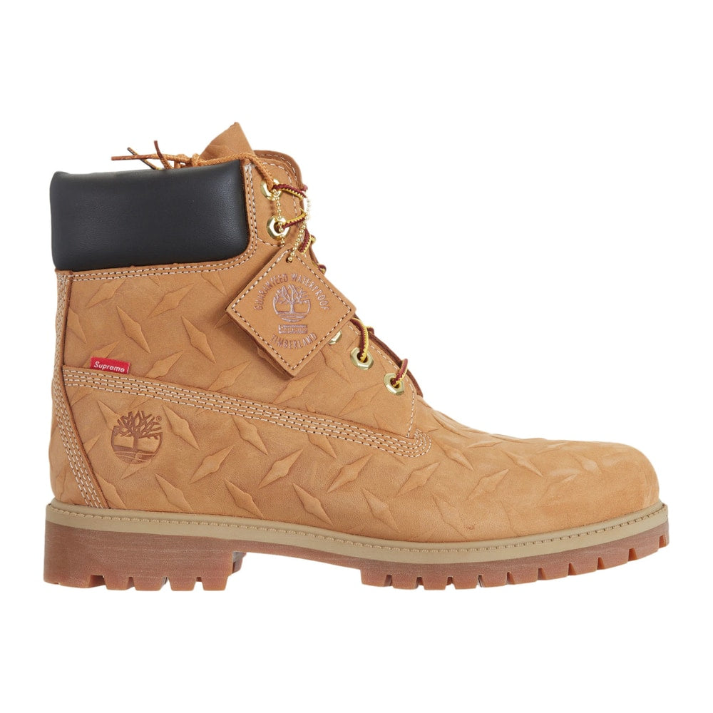 Timberland 6" Premium Waterproof Boot Supreme Diamond Plate Wheat