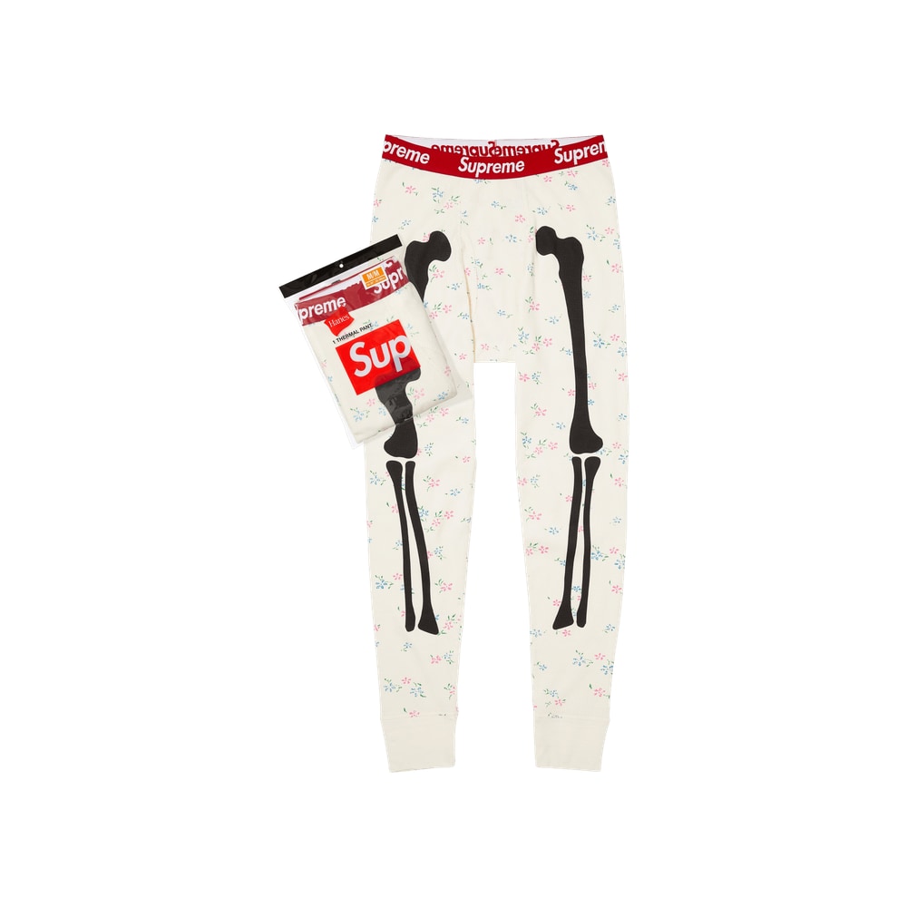 Supreme x Hanes Bones Thermal Pant (1 Pack) Floral – Hose