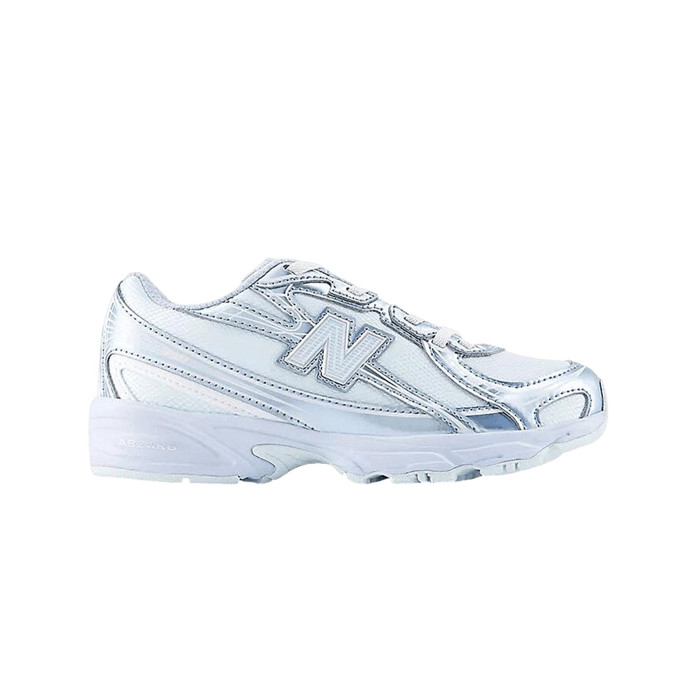 New Balance 740 Bungee Lace Little Kid Glint Blue – boty, bílá
