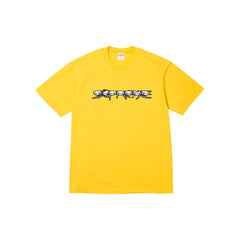 Supreme Skulls Spellout Tee Yellow