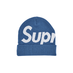 Supreme Big Logo Beanie (FW24) Slate