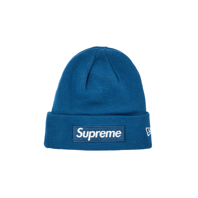 Supreme x New Era Box Logo Beanie Blue