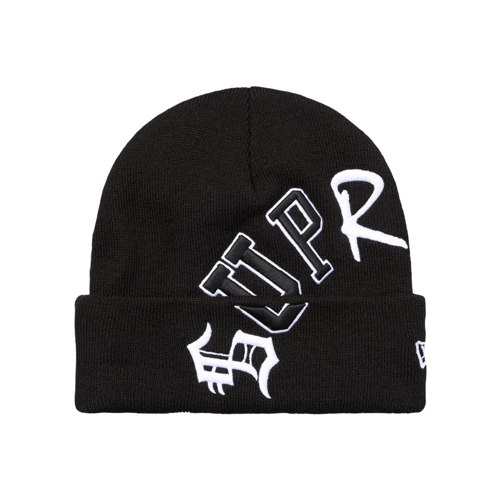 Supreme New Era Arc Beanie Black