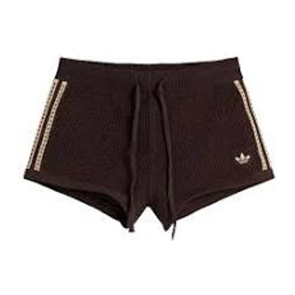 adidas Crochet Shorts Aurora Coffee Magic Beige – korte broek
