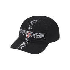 Supreme Cross 6-Panel Black