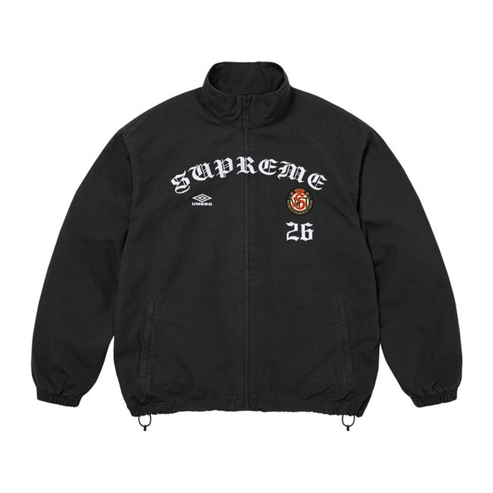 Supreme x Umbro Cotton Ripstop Track Jacket Black – bunda