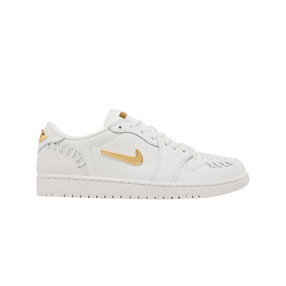 Air Jordan 1 Low Method of Make Sail Metallic Gold – tenisky, bílá