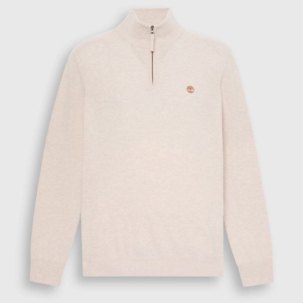 Timberland Wool-blend troyer Beige – odjeća, bež