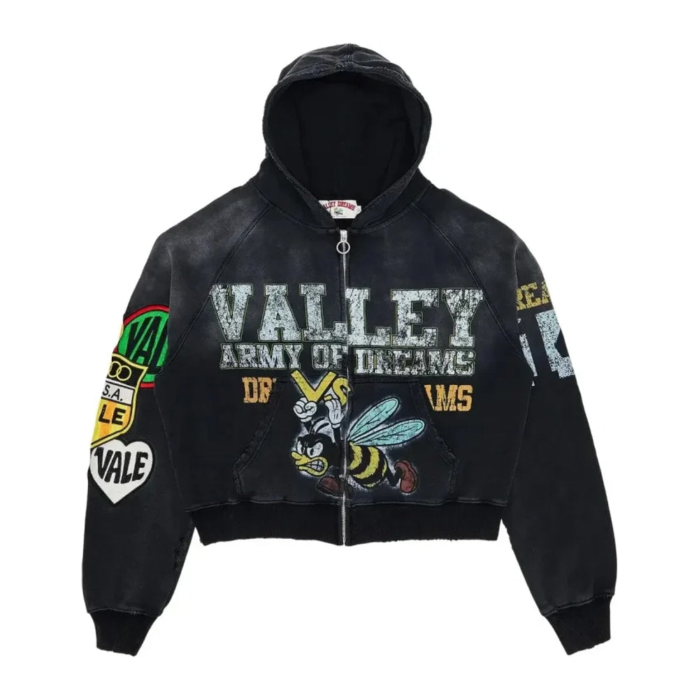 Vale Forever Valley Dreams Bee Hoodie Black – mikina