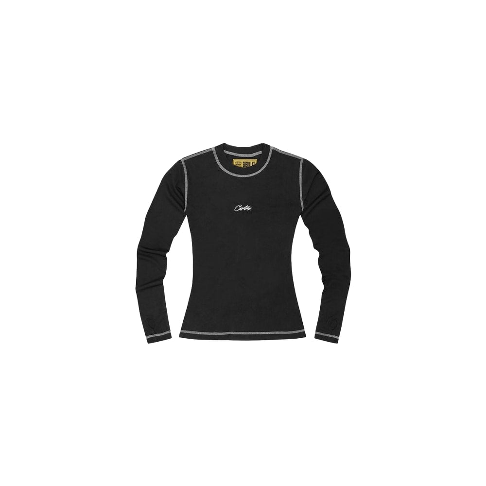 Corteiz Women's Mesh Longsleeve Black