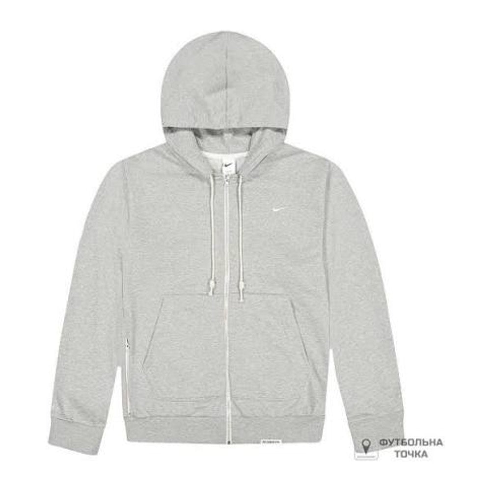 Nike Standard Issue Dri-FIT Full-Zip Basketball Hoodie Grey – felpa