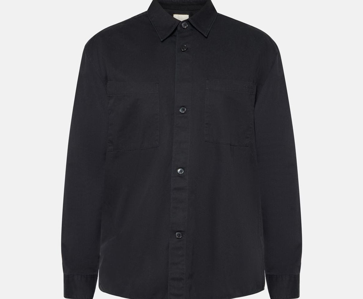 Calvin Klein Long-sleeved shirt - easy fit Black – ropa, negro