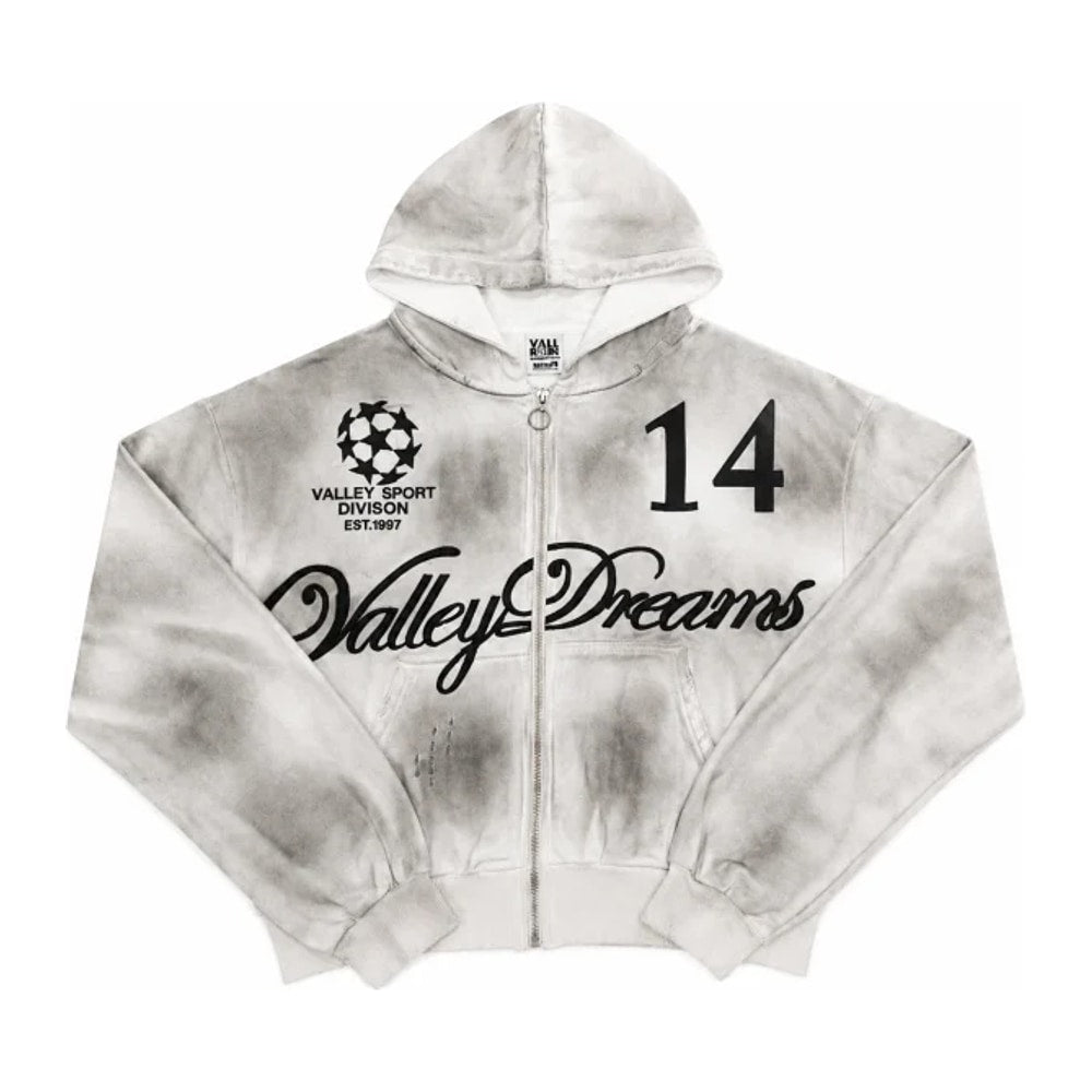 Vale Forever Valley Dreams 14 Zip Up Hoodie Grey – mikina