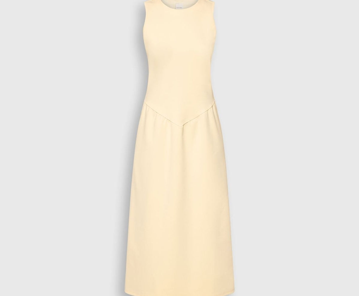 Calvin Klein Midi dress Light Yellow – ropa