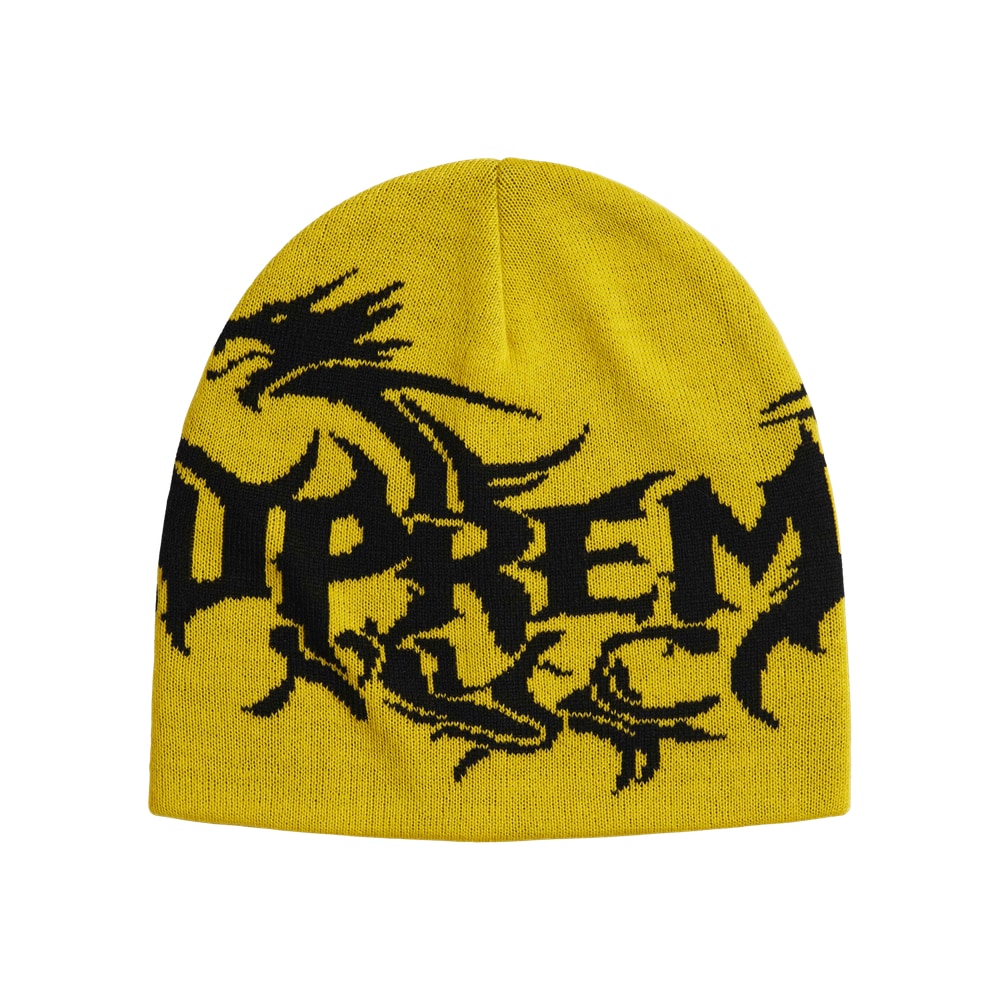 Supreme Dragon Beanie Yellow