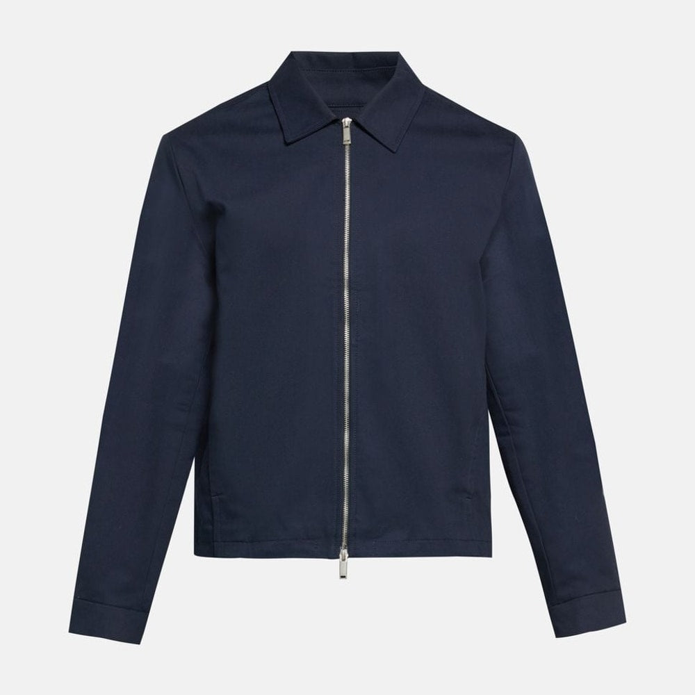 Calvin Klein Shacket Dobby Dark Blue – îmbrăcăminte
