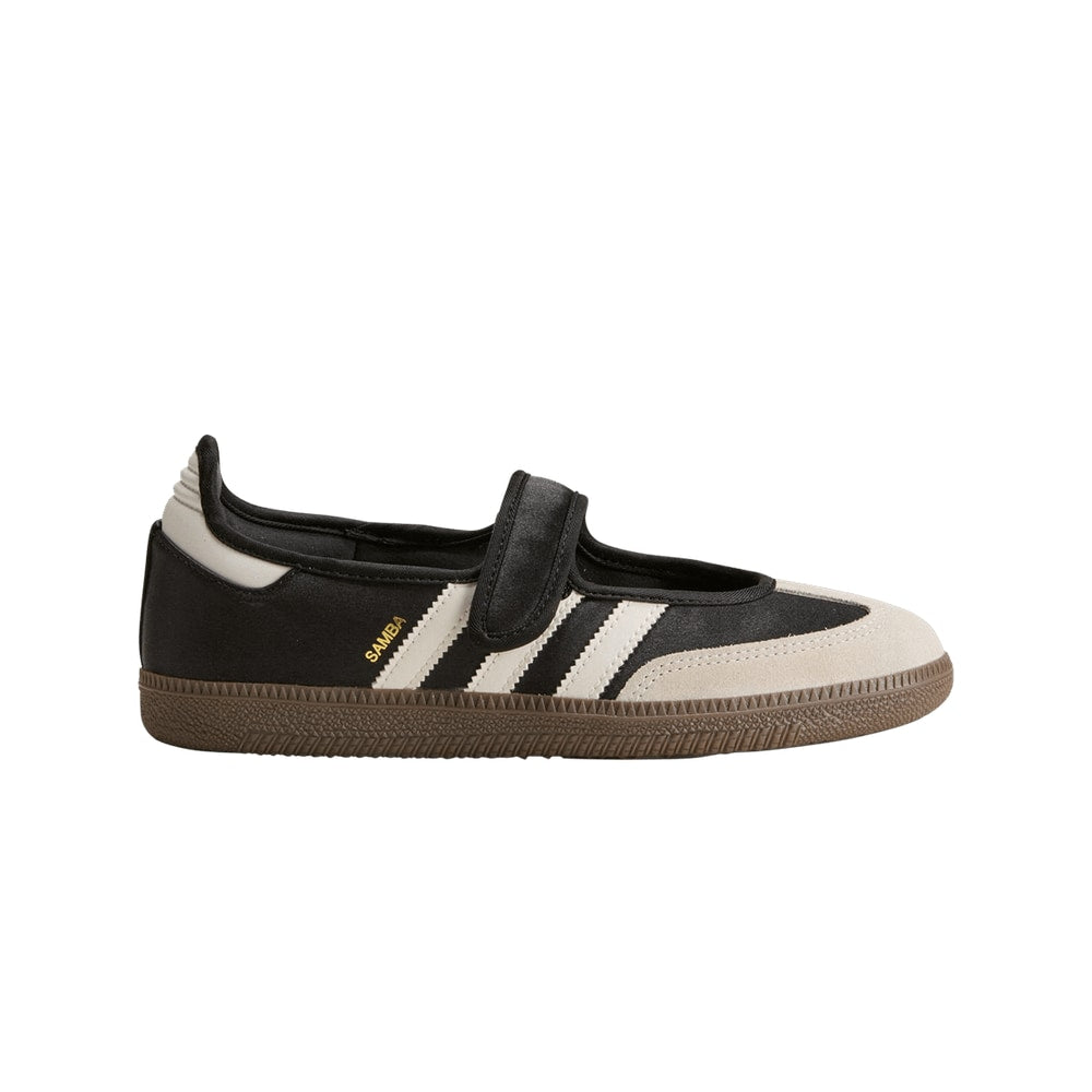 adidas Wmns Samba Jane Core Black Off White Gold Metallic – tenisky, hnědá