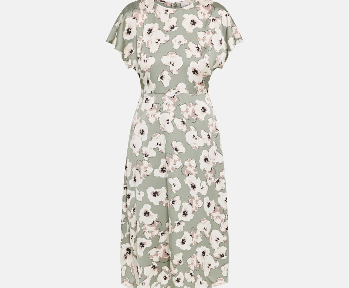 Calvin Klein Midi dress Matte Lime – одяг