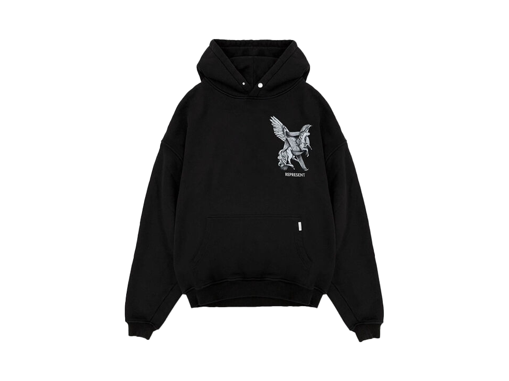 Represent Elegance In Motion Hoodie Jet Black