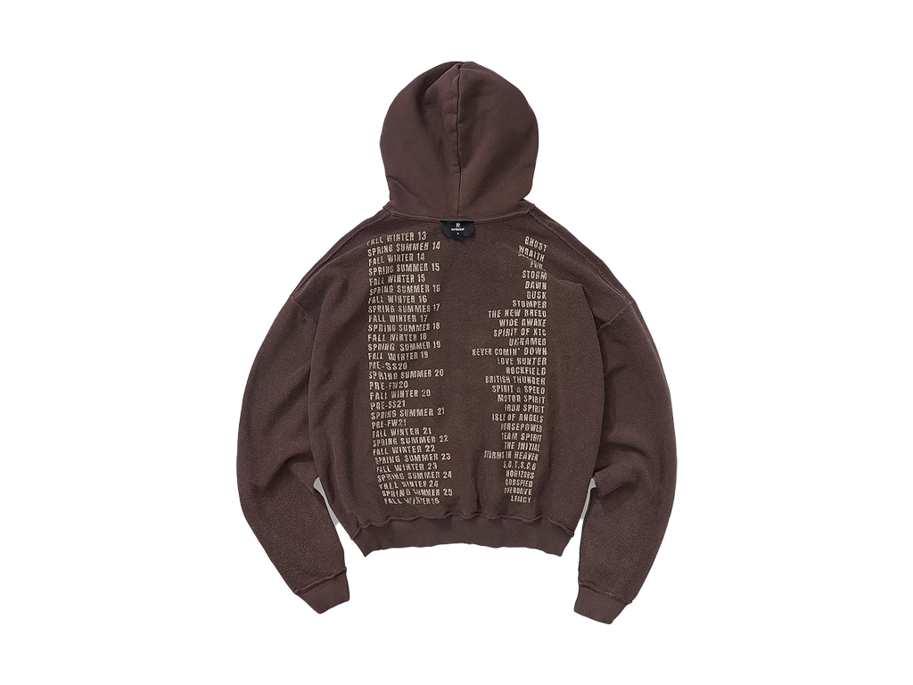 Represent Reversible Living Legacy Tour Hoodie Nero-Represent-pikastore.cz