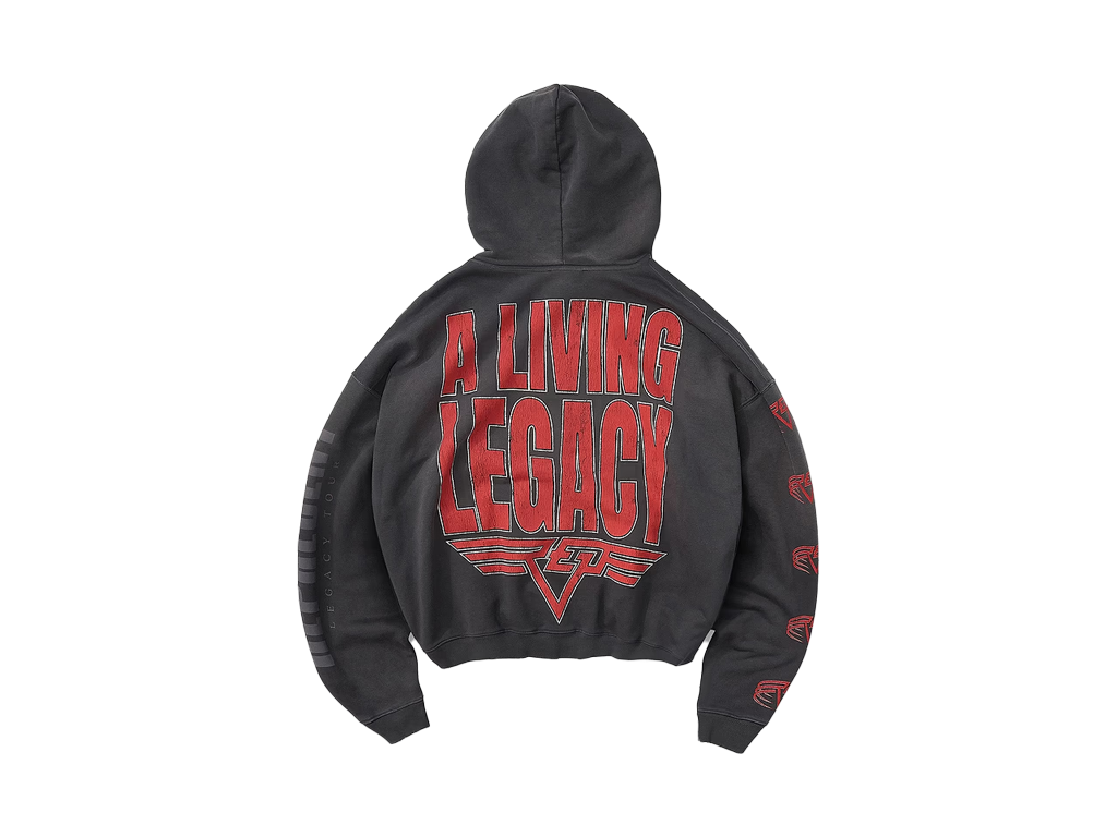 Represent Reversible Living Legacy Tour Hoodie Sun Fade Grey – sweat – photo 4 sur 4
