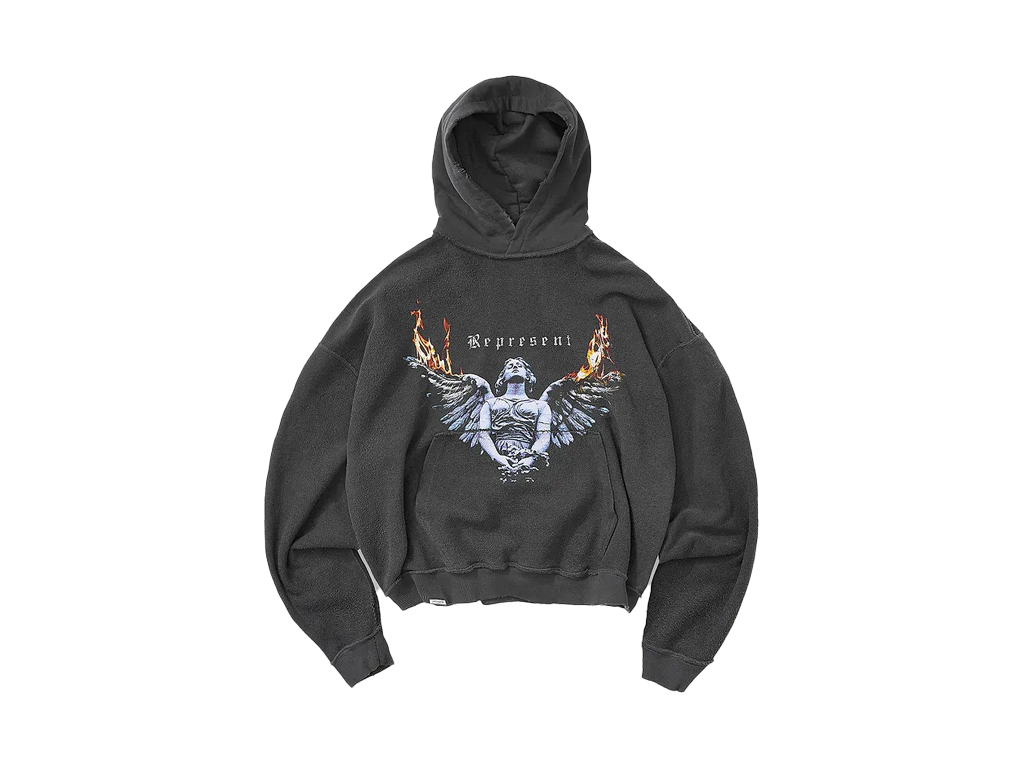 Represent Reversible Living Legacy Tour Hoodie Sun Fade Grey-Represent-pikastore.cz