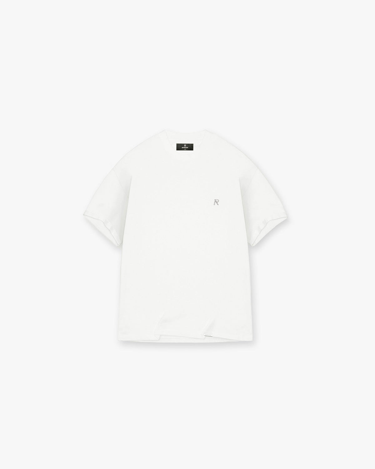 Represent Metal Initial R T-Shirt Flat White