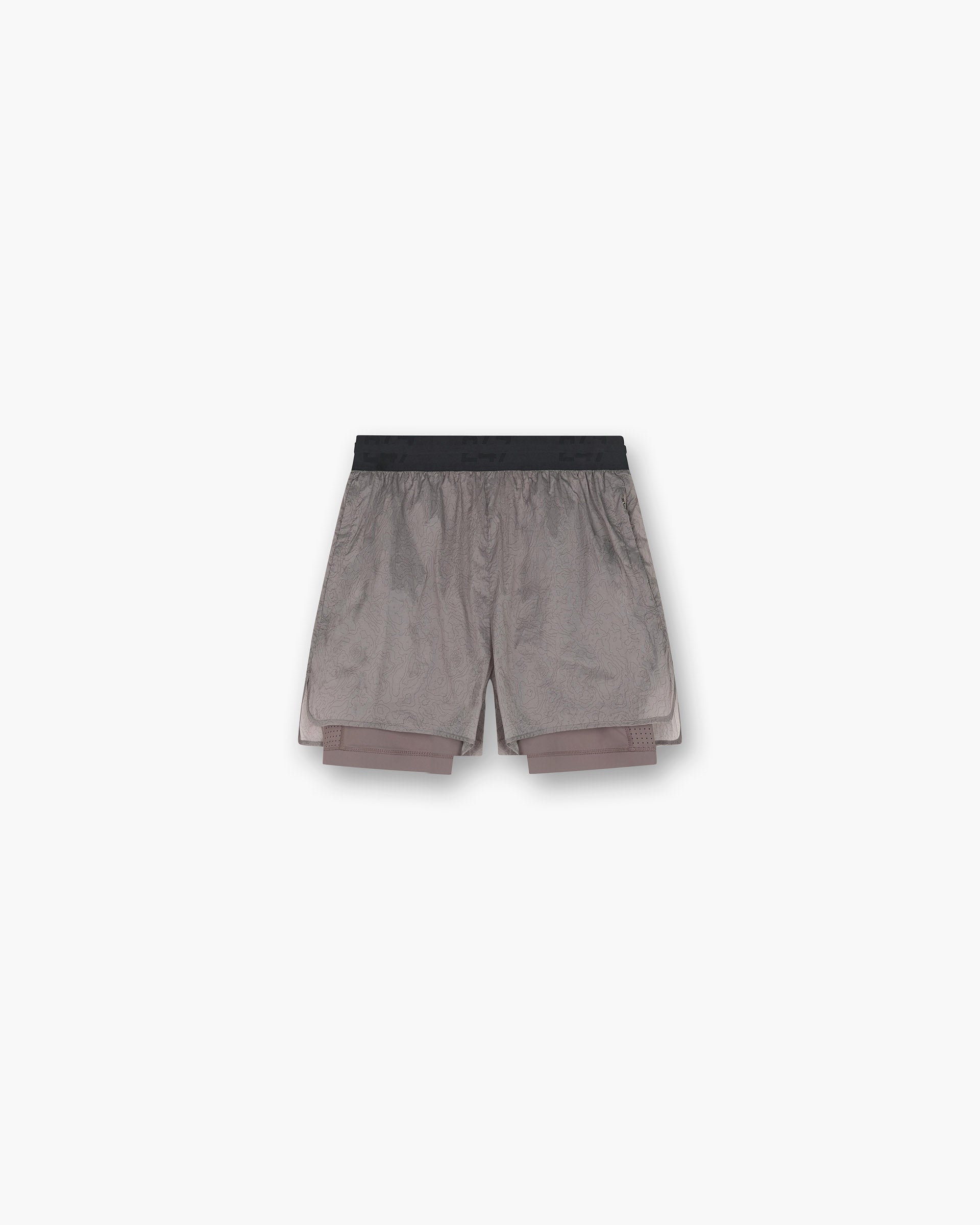 Represent 247 Contour 2-In-1 Run Shorts - Pebble