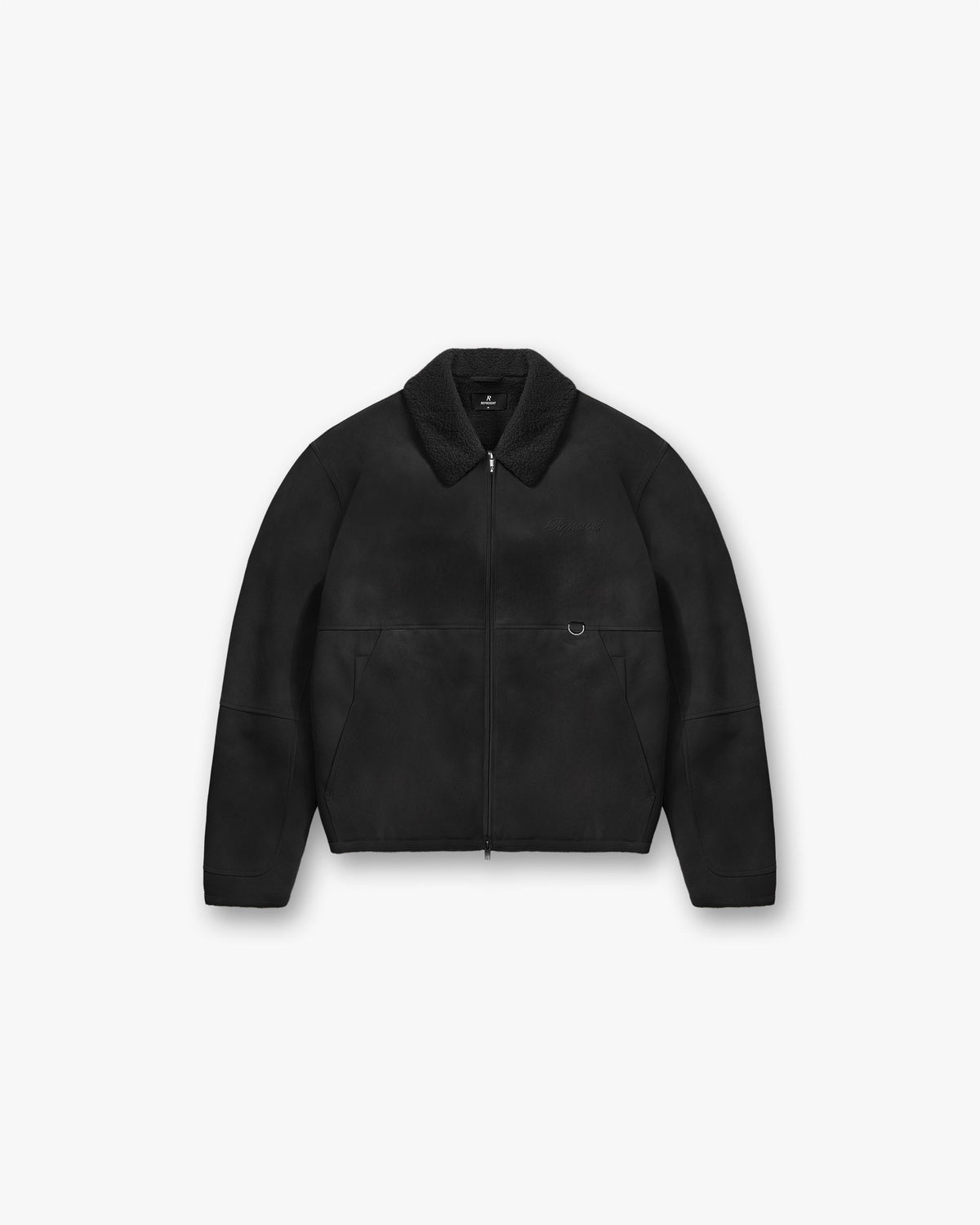 Represent MLM100132-01 Shearling Jacket Jet Black