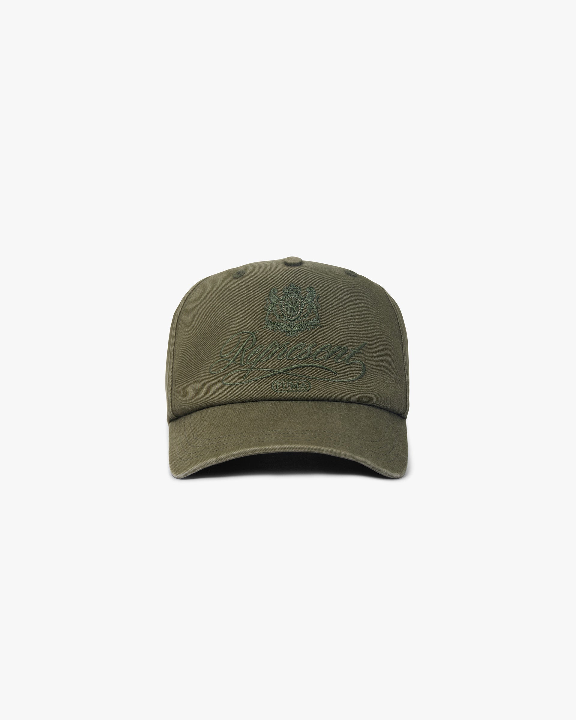 Represent X Puma Baseball Cap Olive Night