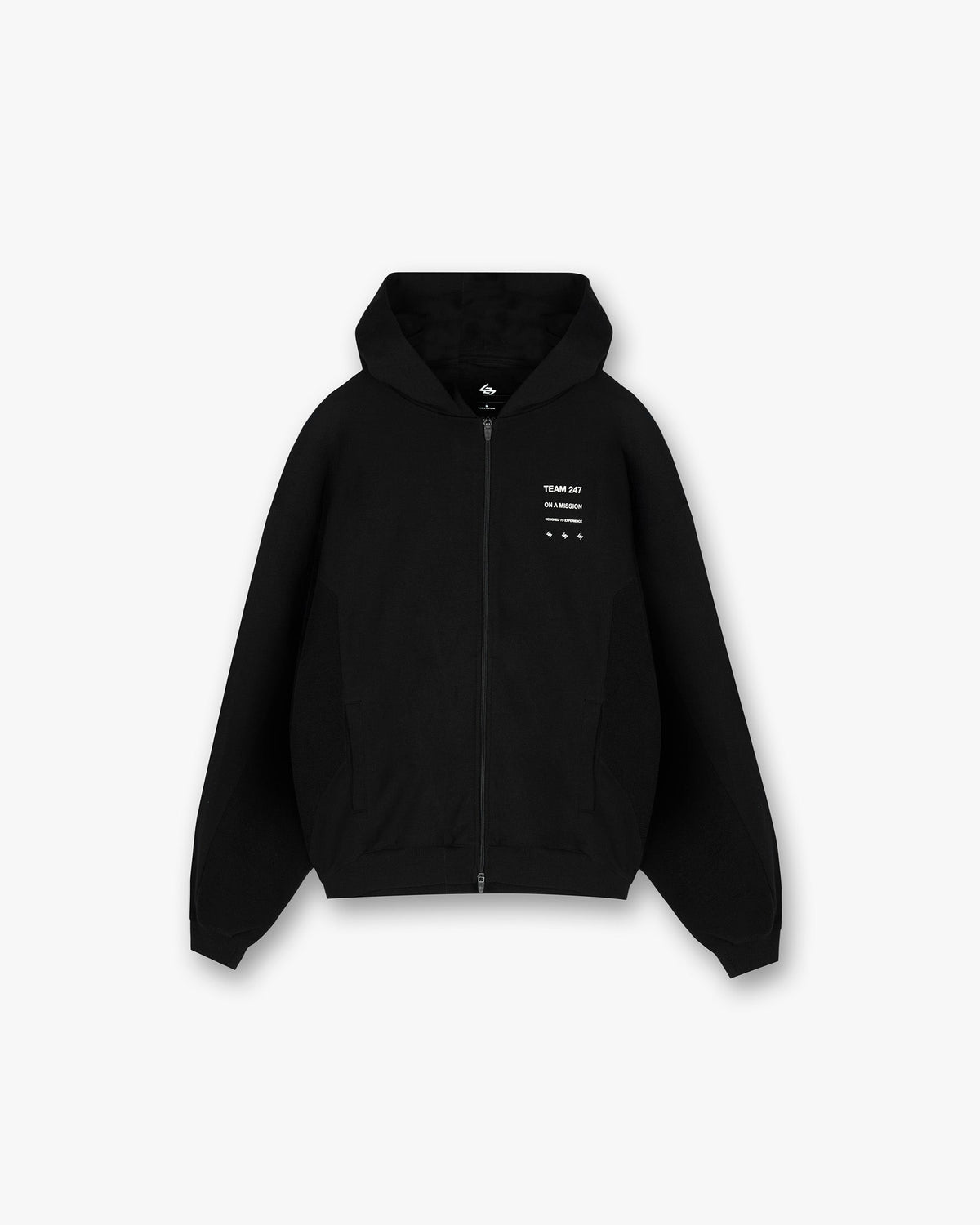 Represent 247 Uprising Zip Hoodie Black