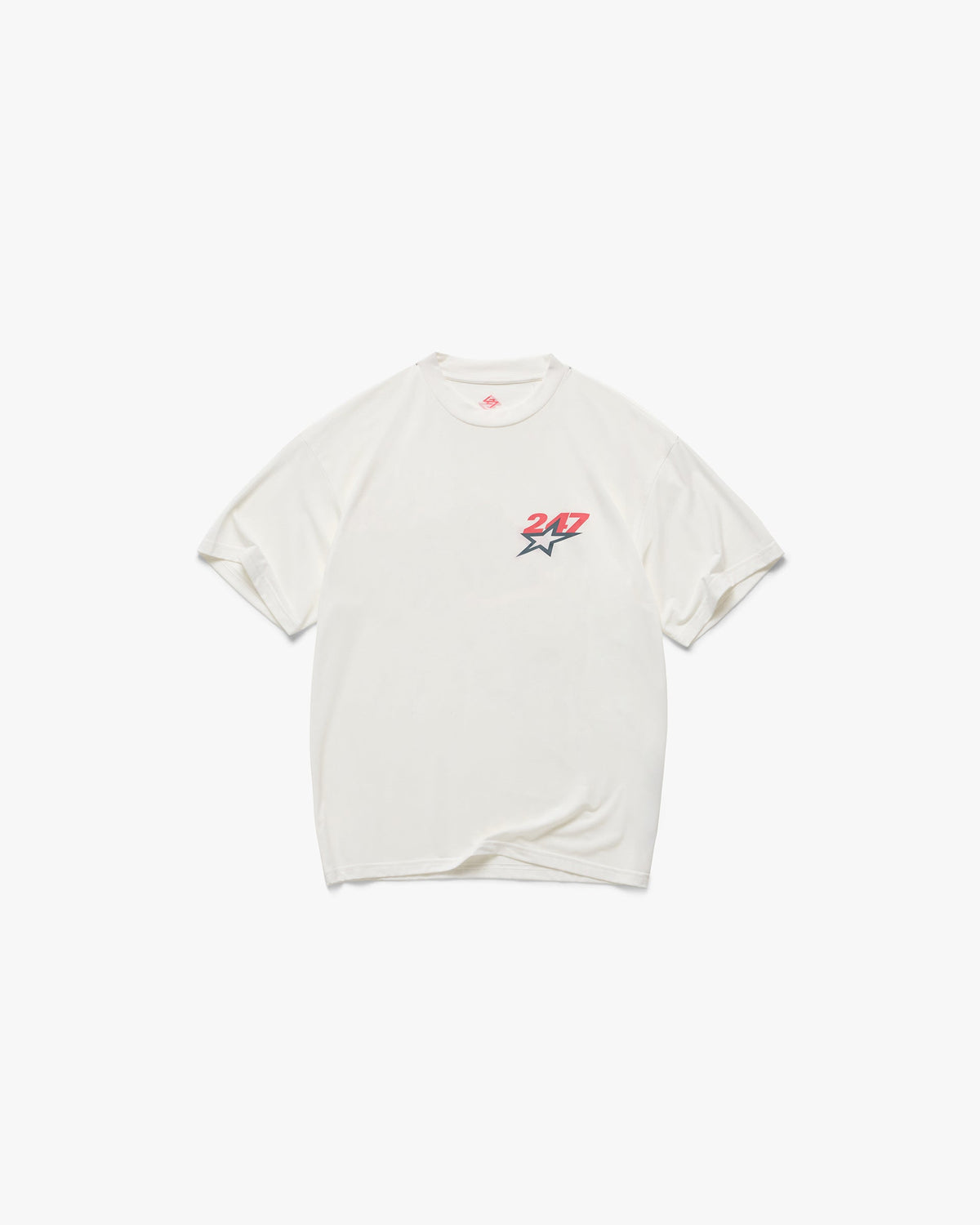 Represent Team 247 Star Oversized T-Shirt Flat White