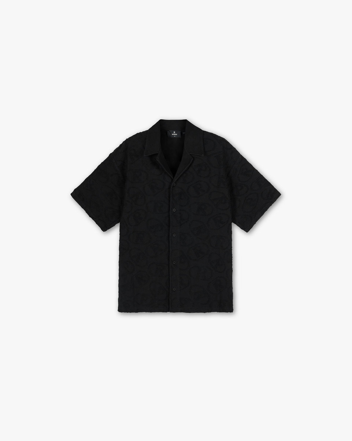 Represent All Over Print Towel Shirt Black