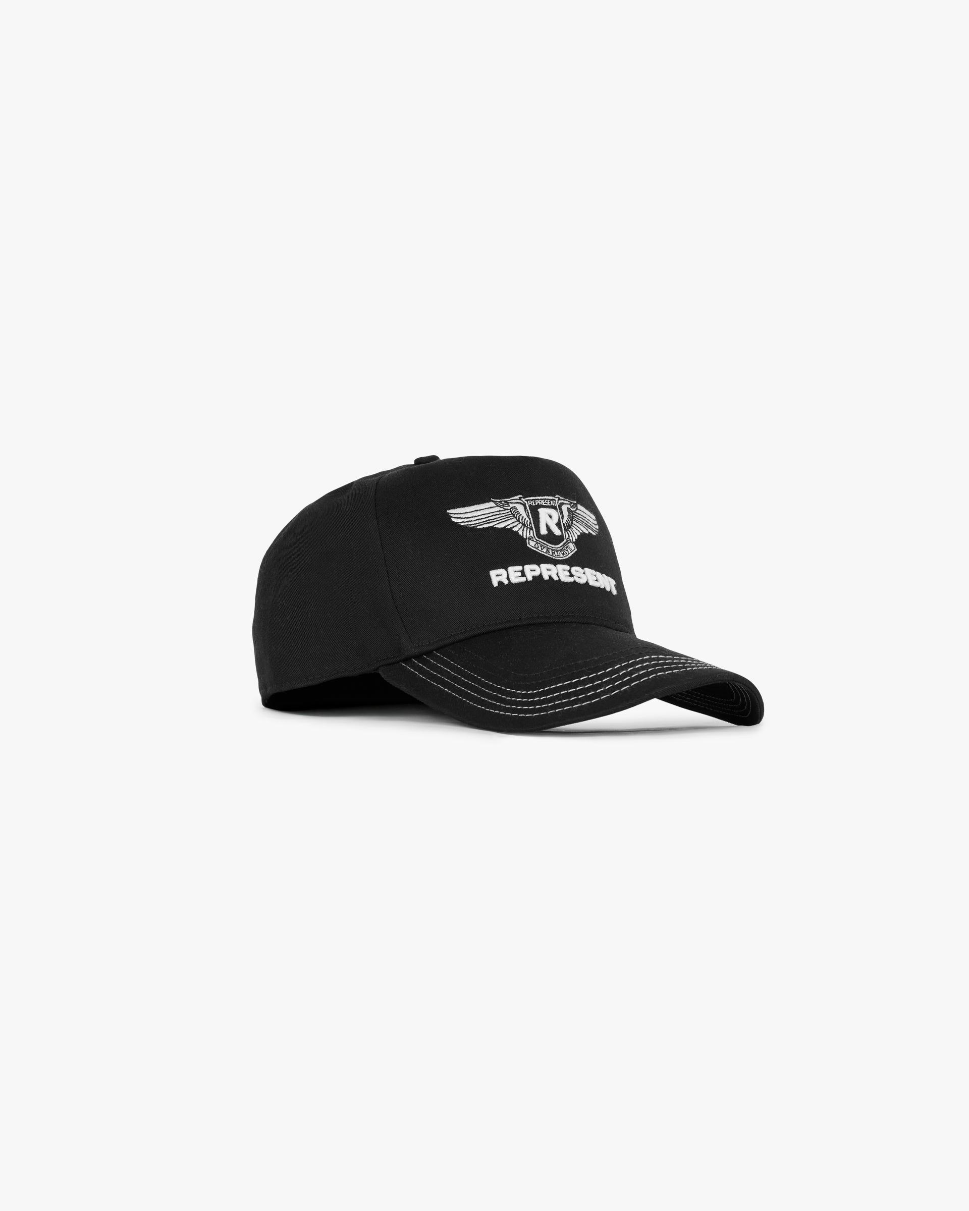 Represent Overdrive Badge Cap Jet Black