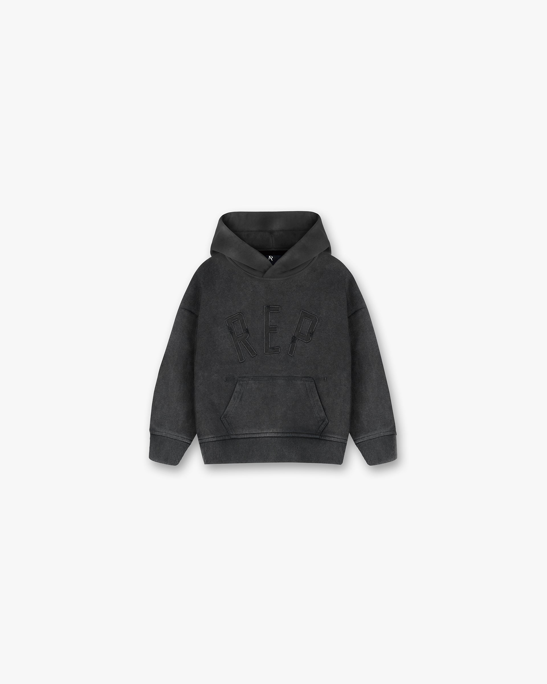Represent Mini Rep Applique Hoodie Vintage Black